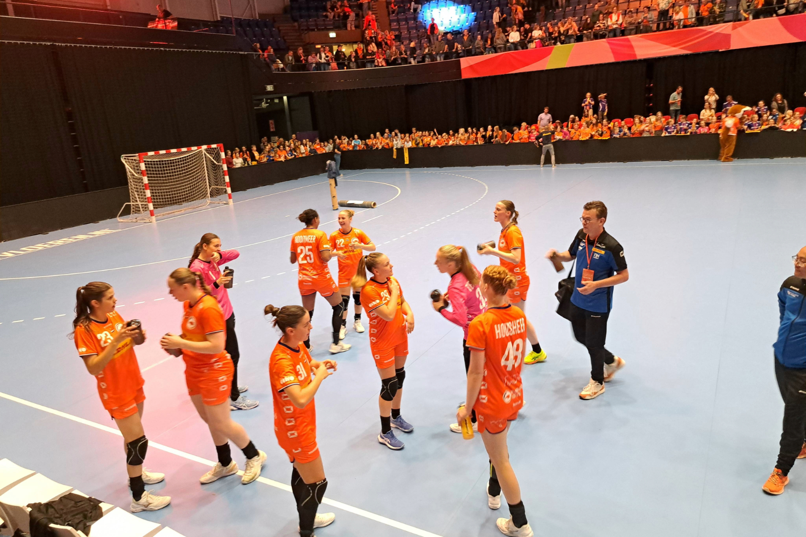 Oefenwedstrijden Nederlandse handbaldames