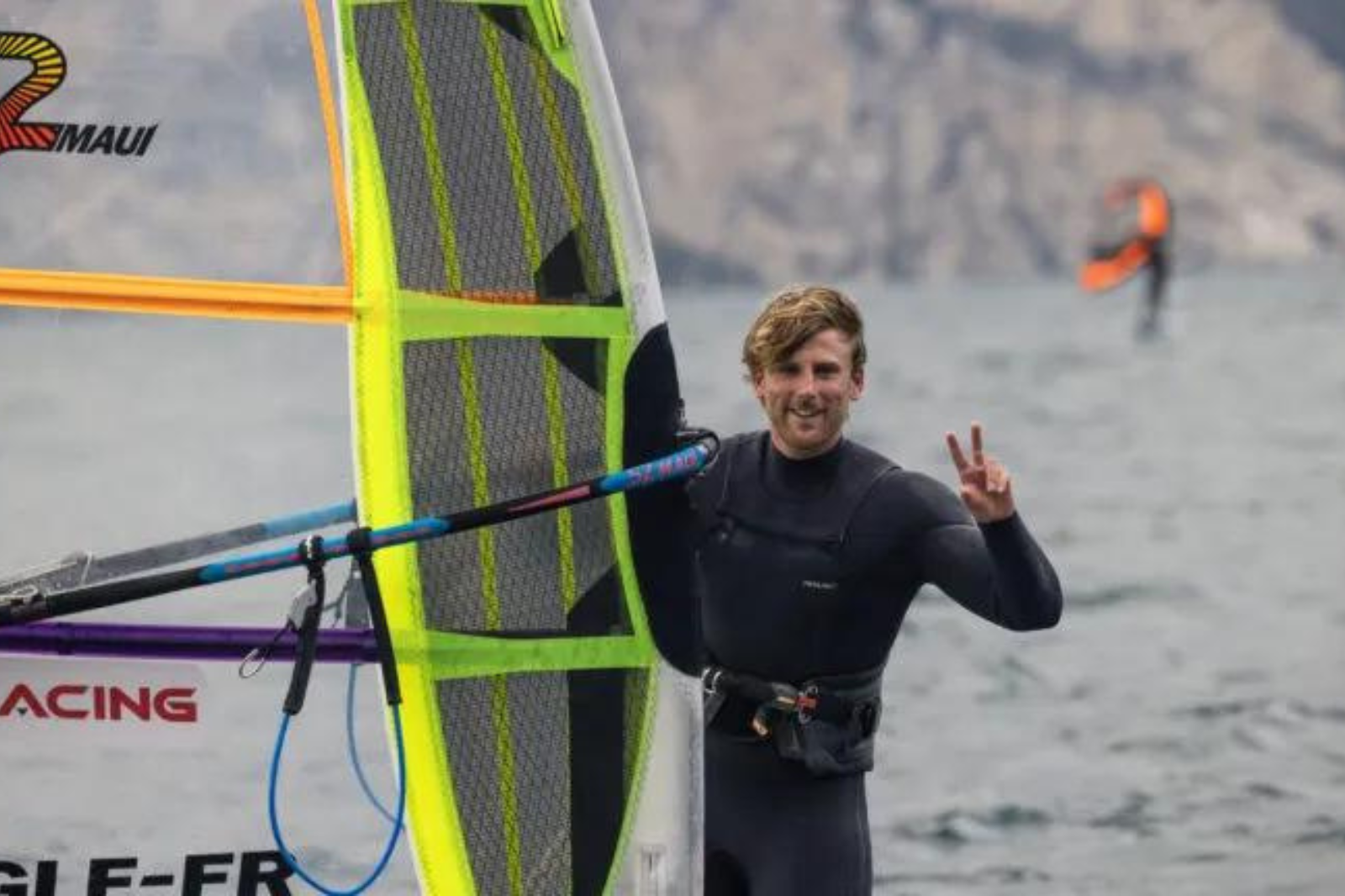 Surfer Bob van der Burgt